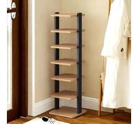 Étagère à chaussures en bois pour entrée, gain de place, jaune, 98 cm, idéale pour la chambre à coucher et le couloir