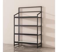 Étagère à chaussures en métal pour baskets, design peu encombrant, parfait pour placard et couloir, solution de rangement durable et élégante pour l'entrée de la maison