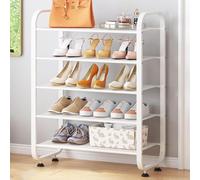 Étagère à chaussures en métal pour économiser de l'espace dans les salons, dortoirs et chambres à coucher