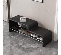 Étagère à chaussures et organisateur pour entrée, chambre à coucher et salon - Banc ouvert pour un changement facile de chaussures