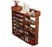 Étagère à chaussures Étagère à chaussures nordique simple multicouche, porte de maison avec tabouret langer, armoire grande capacité, support rangement moderne Armoire de rangement pour chaussures