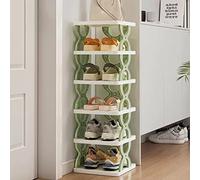 Étagère à chaussures étroite à 6 niveaux, boîte à sabots, petit support à chaussures vertical, armoire à chaussures, gain de place, entrée DIY, armoire, facile à assembler, permanente gratuite