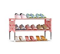 Étagère à chaussures extensible à 2 niveaux pour économiser de l'espace - Tour de rangement (couleur : B) (A)