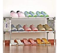 Étagère à chaussures extensible à 2 niveaux pour économiser de l'espace - Tour de rangement (couleur : B) (B)