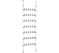 Étagère à chaussures extensible Atlas Wenko H. 100 à 300 cm blanc