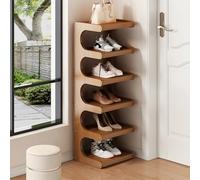Étagère à chaussures haute et étroite pour les petits espaces - Multifonctionnelle - Idéale pour les coins - Maximise la capacité de rangement des chaussures