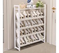 Étagère à chaussures inclinée à plusieurs niveaux pour placard, couloir, entrée, armoire à chaussures en réseau laminaire durable pour dortoir, design peu encombrant