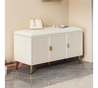 Étagère à Chaussures Moderne pour Couloir avec siège rembourré, bancs d'armoire multifonctionnels, Banc de Rangement au Bout du lit, pour Salon, vestiaire, Porche, décoration intérieure de l