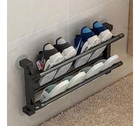 Étagère à chaussures murale pliable pour entrée de rangement caché, solution de rangement compacte de 50 cm, optimise l'espace et désencombrage votre maison