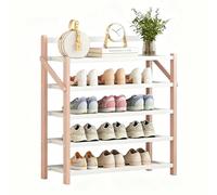 étagère à Chaussures Pliable Bambou Chaussures Verticale Pour économiser De L'espace Organiseur De Chaussures Sur Pied Pour Placard, Couloir, Entrée, Chambre à Coucher Balcon Aucune 5-Tier L-35.43In