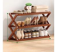 Étagère à chaussures pliable pour économiser de l'espace - Organiseur vertical robuste pour maison, porte, couloir, balcon, chambre à coucher - Design compact 68 x 25 x 50 cm