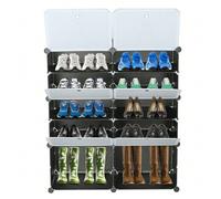 Étagère à chaussures portable à 5 niveaux, 20 paires, 6 Cubes, meuble de rangement extensible pour talons, bottes, pantoufles Présentation:Avez-vous besoin d'un Cube Storage universel ? Si c'est le ca