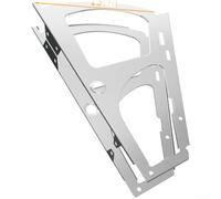 Étagère à chaussures rabattable en acier inoxydable avec mécanisme de roulement silencieux et design compact pour économiser de l'espace et organiser efficacement les chaussures dans les armoires (A)