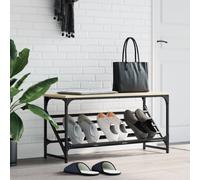 Étagère à Chaussures Rangement Entrée Sonoma Gris Bois d'Ingénierie vidaXL