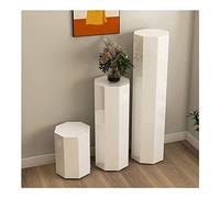 Étagère à chaussures rotative en métal - Angle 306° Lazy Susan pour placard 45/86/127/169/210 cm - Design moderne peu encombrant pour entrée - Blanc 35 cm