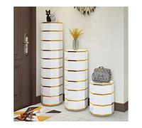 Étagère à chaussures rotative en métal Lazy Susan Tour d'angle - Design peu encombrant pour placard et entrée - Disponible en 45/86/127/169/210 cm (couleur : 43 CM-d) - Moderne et élégant