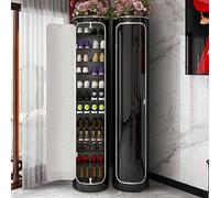 Étagère à Chaussures rotative - Meuble à Chaussures Vertical pivotant et Peu encombrant, Design cylindrique élégant pour Un Rangement Efficace des Chaussures, idéal pour la Maison et Le Placard