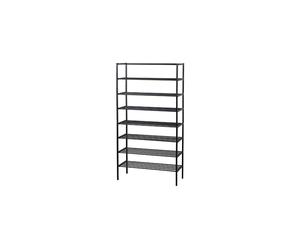Étagère à chaussures set de 4 métal noir FERRO