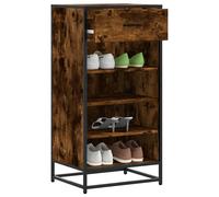Étagère à chaussures sonoma gris 48x38x97,5 cm bois ingénierie vidaXL