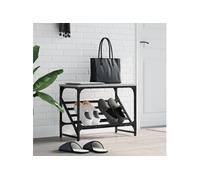 Etagère à chaussures sonoma gris 60x30x45 cm bois d'ingénierie 833416