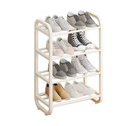 Étagère à chaussures sur pied, 4 niveaux, facile à assembler, pour entrée, placard, garage, chambre, vestiaire