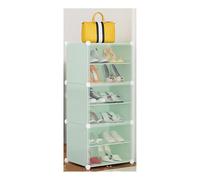 Étagère à chaussures transparente à plusieurs couches pour entrée et salon, parfaite pour économiser de l'espace et accéder facilement.