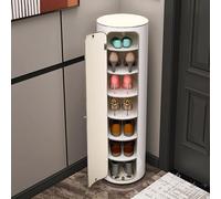 Étagère à chaussures verticale à 6/7/8 niveaux pour économiser de l'espace pour couloir, chambre à coucher et entrée Design rotatif pour un accès facile 32 x 90 cm