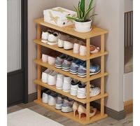 Étagère à Chaussures Verticale Étagère à Chaussures en Bois pour Couloir Salon Entrée,Étagère d'angle Peu Encombrante(65 * 23 * 77cm/25.5 * 9 * 30.3in)