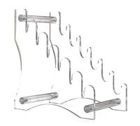 Étagère à couteaux transparente - Support à plusieurs emplacements - Organiseur pour collection de couteaux - Présentoir pliable - Support de rangement avec design peu encombrant - Multi-Slo