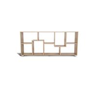 IDMarket Étagère à double position Tania Bois imitation hêtre L.161 cm
