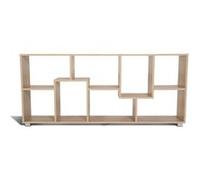 IDMarket Étagère à double position Tania Bois imitation hêtre L.161 cm
