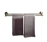 Étagère à Double Serviette à Double Serviette en Acier Inoxydable pour Salle de Bain, Porte-Serviette à Serviette Nickel brossé à 2 Niveaux Hands à Main Le Porte-Toile à Main Porte-Toile