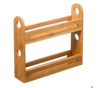 5FIVE Étagère à épices 2 niveaux en bambou
