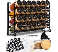 Étagère à Épices Deco haus® avec 28 Pots - Rangement Pratique pour Cuisine