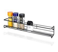 Vilde Loft Étagère murale en métal Noir 40 x 6,5 x 6,5 cm
