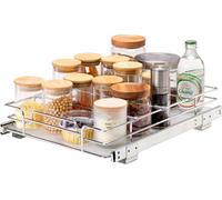 Étagère à épices extensible Étagère d'évier Étagère de cuisine, 292 x 419 x 63,5 mm Tiroir coulissant Évier Debout Étagère à épices Porte d'armoire Organisateur Étagère de meuble bas Évier Polyvalent