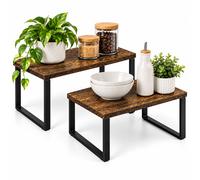 Étagère à épices, insert de placard, cuisine, table, intermédiaire, lot de 2