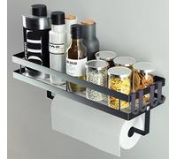Étagère à épices mural de cuisine sans perçage en acier inoxydable Vendos85