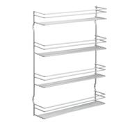 Étagère à épices murale à 4 niveaux Pepito Argenté Metaltex