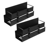 Étagère à épices murale, organiseur d'épices for murs - Support de rangement d'assaisonnement sans perçage - Étagères flottantes for cuisine, salle de bain, garde-manger