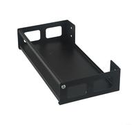 Étagère à épices murale peu encombrante en acier inoxydable parfaite pour tout environnement (noir + 25 cm)