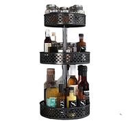 Étagère à épices rotative à 360 ° - Étagère à épices rotative - Étagère à épices d'angle - Étagère à épices rotative - Plateau tournant - Organiseur de cuisine (3 animaux)