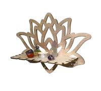 Étagère à fleurs en bois - Support mural flottant, présentoir pour livres câbles | pour appartement, étude, maison, bureau, salle de bain, décoration végétale, cadre photophore organisaz