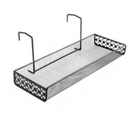 Étagère à fleurs en métal à suspendre pour mini plantes en pot et pour les jeunes plantes, adaptée pour un balcon ou une utilisation en intérieur, offrant un soutien robuste et maximisant l'espace