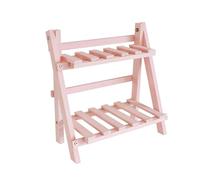 étagère à l'intérieur - Support de Fleurs à Double Niveau avec étagères, Rack de décoratives | Étagère à Exposition extérieure intérieure Polyvalente, Jardin d'économie d'espace et