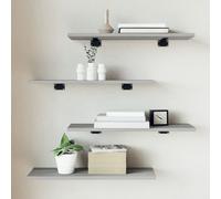 Étagère à livres avec étagère 4 pc Bois d'ingénierie Étagère à vidaXL vidaXL
