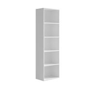 Vicco Étagère à Livres Bob, Blanc, 40x132cm
