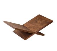 Étagère à livres de style vintage en bois carbonisé, porte-revues for salles d'étude, bureaux, restaurants, rangement décoratif Livre de cuisine