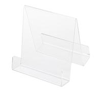 Étagère à Livres en Acrylique Transparente pour Livres et Documents | Support de Bureau Intérieur, Organise les Ouvrages, Présente les Dossiers, Format Double, Usage Scolaire