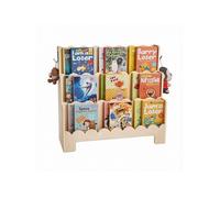 VEVOR Étagère à Livres pour Tout-Petits orientée vers l'avant, bibliothèque festonnée pour Enfants à 3 Niveaux avec 2 Crochets pour Suspendre Les Sacs à Dos, pour Chambre d'enfants, Salon, crèche